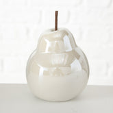 Hectarul - Decoratiune alba din ceramica 10/11 cm design para Perly Boltze